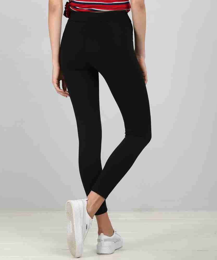 Kraus Jeans Black Tregging Price in India - Buy Kraus Jeans Black