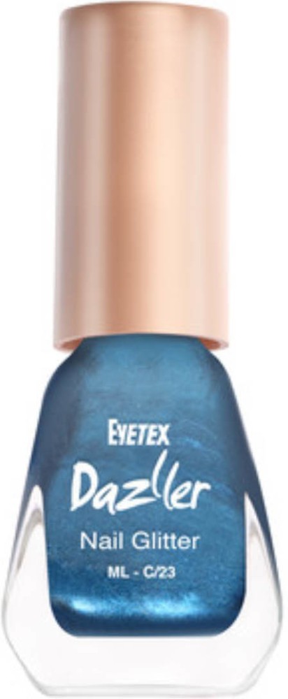 Buy Eyetex Dazller Nail Glitter - DW1, Chip Resistant Formula, Super  Glossy, Free Of Toluene, White Online at Best Price of Rs 75 - bigbasket