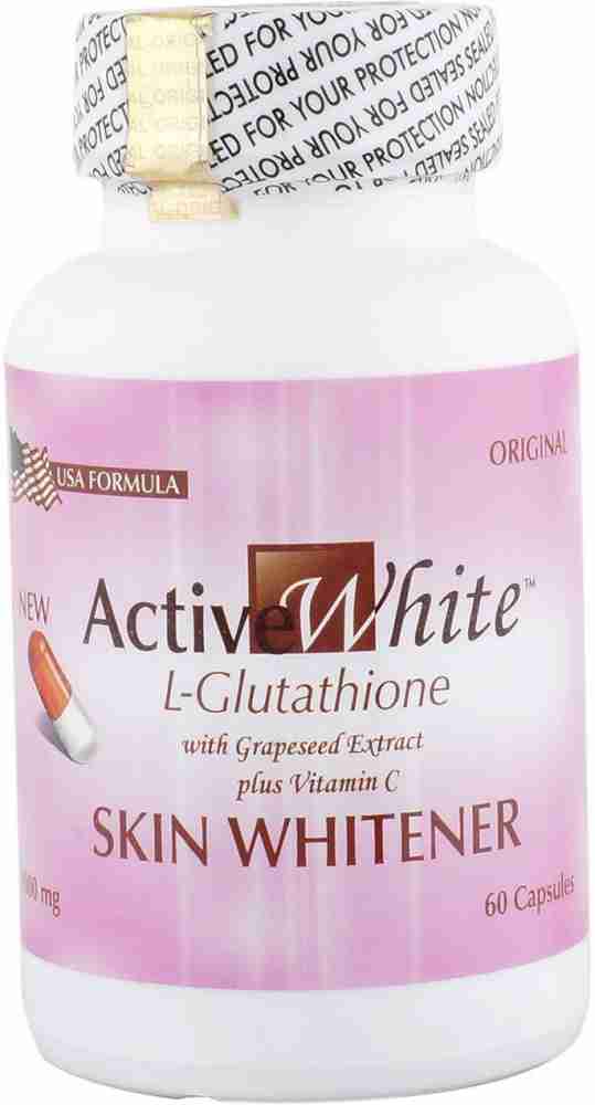 Active White High Antioxidant L Glutathione Skin Whitening 100 Results