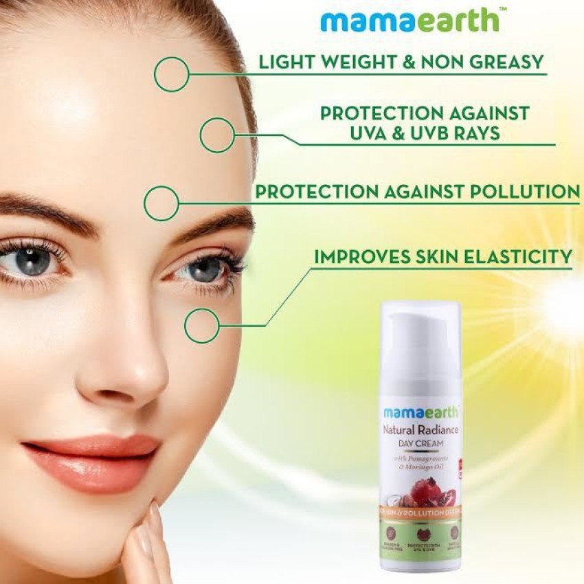 Mamaearth Day Cream with SPF 20 Whitening and Tightening Face