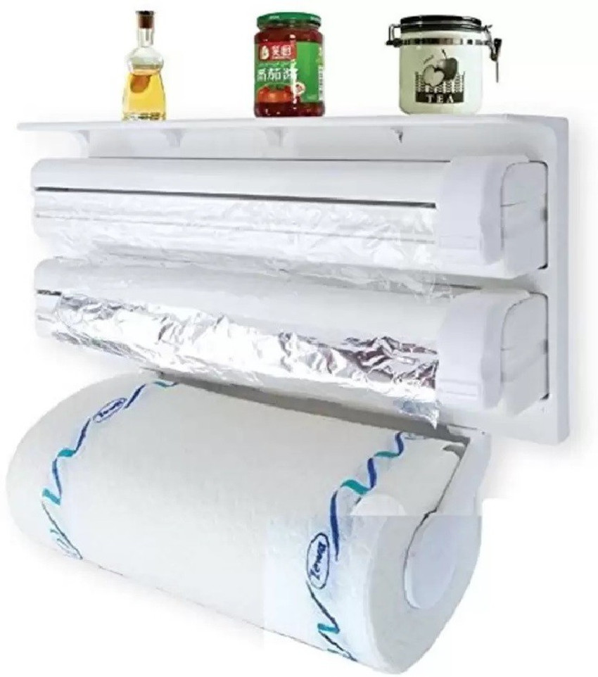 Wrap foil paper dispenser outlet