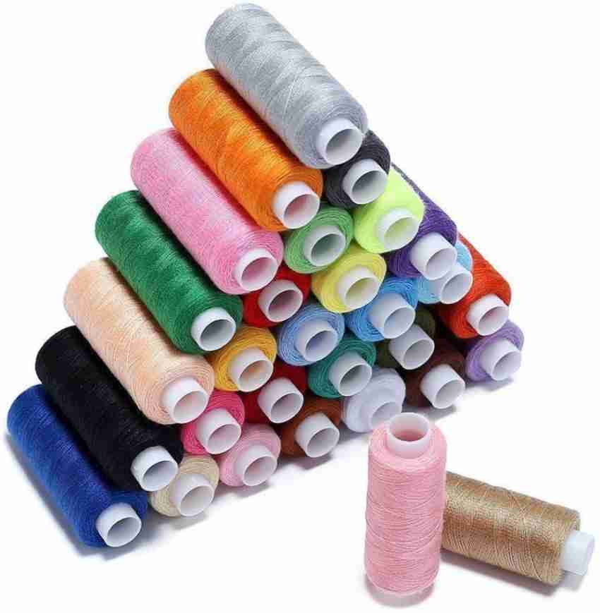 Sewing Threads Kits, 30 Colors Polyester 250 Yards Per Spools for Hand  Sewing and Embroidery 