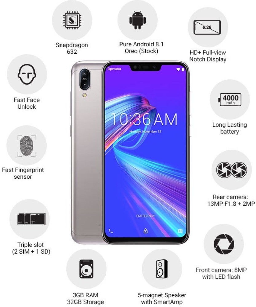 ASUS ZenFone Max M2 ( 32 GB Storage, 3 GB RAM ) Online at Best Price On  Flipkart.com