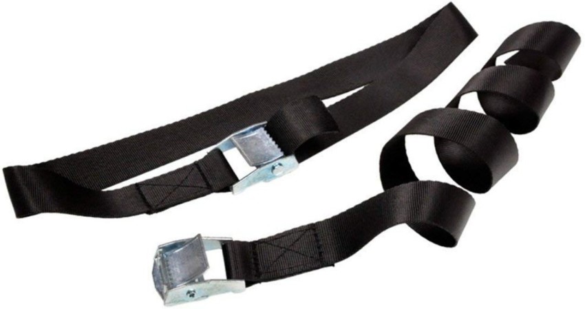 DIY Crafts 3 Feet Tie Down Lashing Ratchet Strap with Metal buckle, Black  Luggage Strap Multicolor - Price in India