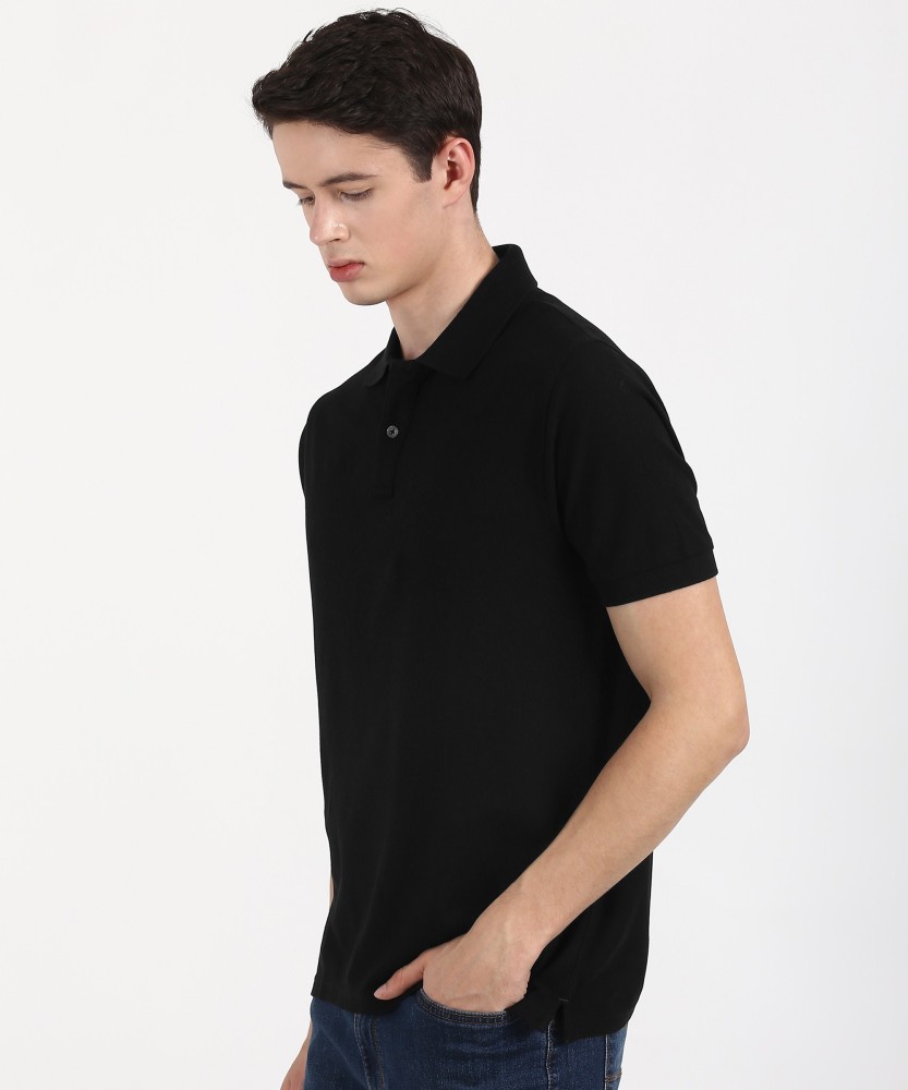 M&S Cotton Polo T-Shirts Black