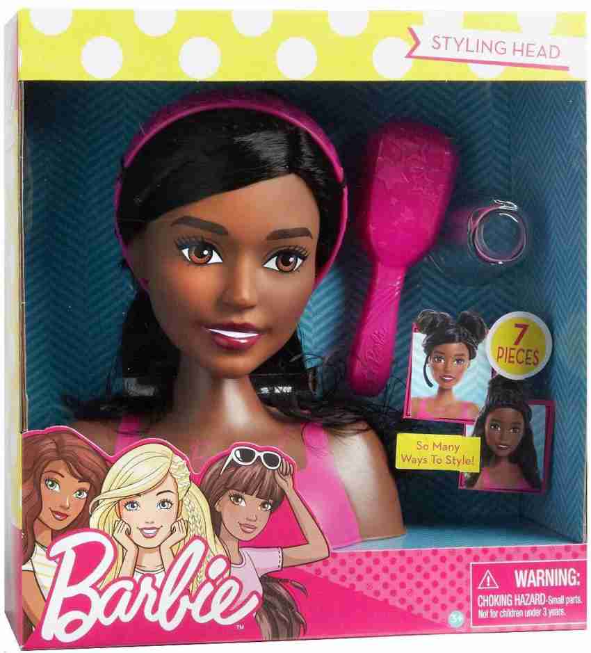 Natural hair sales barbie head