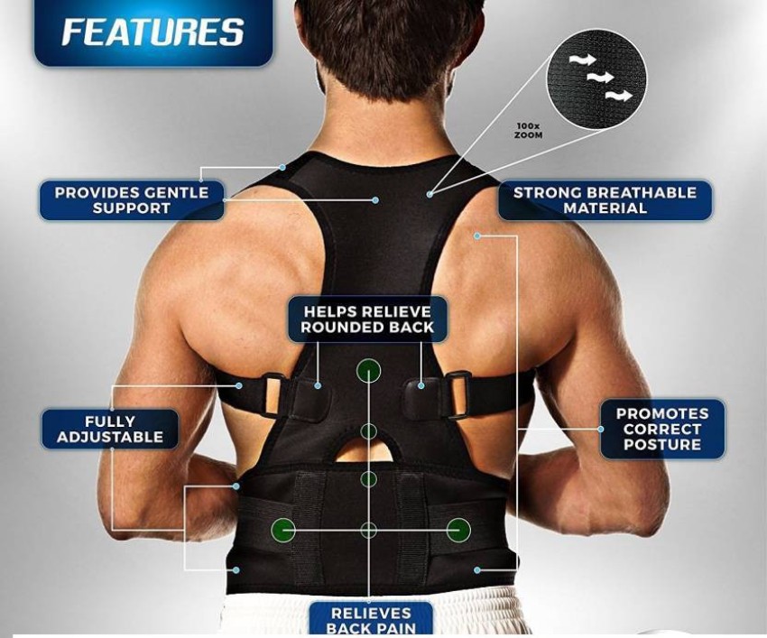 Back Pain Relief,Posture Corrector for Women and Men, Unisex Back