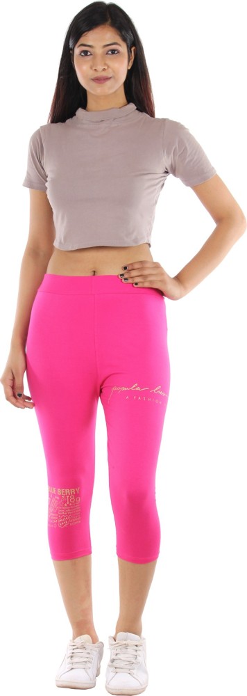 FZYME Skin Fit - Yoga - Jogging - Gym Tights Women Pink Capri - Buy FZYME  Skin Fit - Yoga - Jogging - Gym Tights Women Pink Capri Online at Best  Prices in India