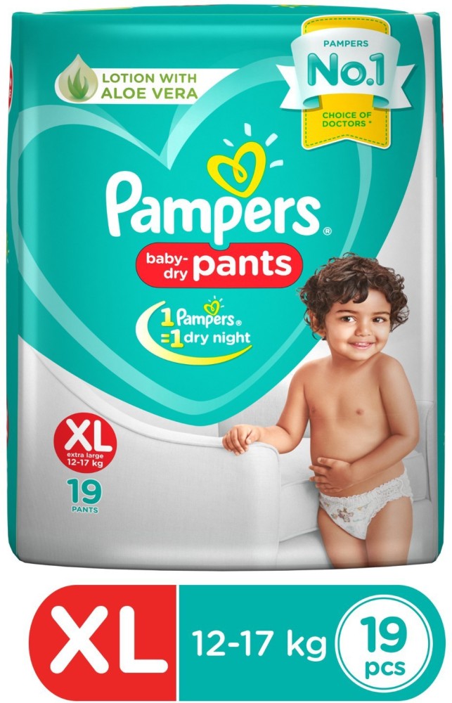 Pampers All round Protection Pants, Large size baby diapers (L) 64 Count,  Lotion with Aloe Vera Online in India, Buy at Best Price from Firstcry.com  - 2084107