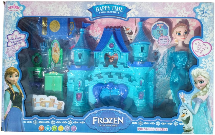 Elsa discount barbie house