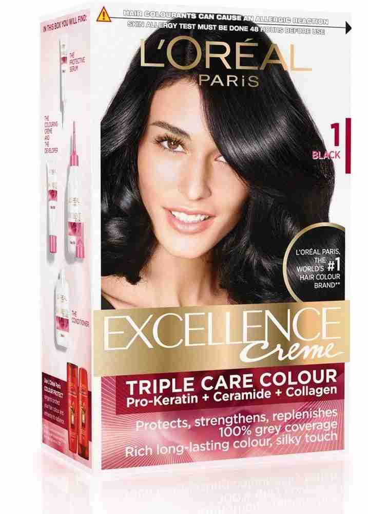 L'oreal black hair dye hotsell