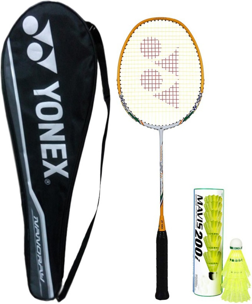 YONEX Professional Best Combo (ArcSaber 11 i Light Graphite Shaft + Nylon Shuttlecock) Badminton Kit