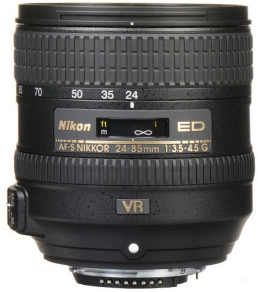 NIKON AF-S Nikkor 24-85mm f/3.5-4.5G ED VR Telephoto Zoom Lens 