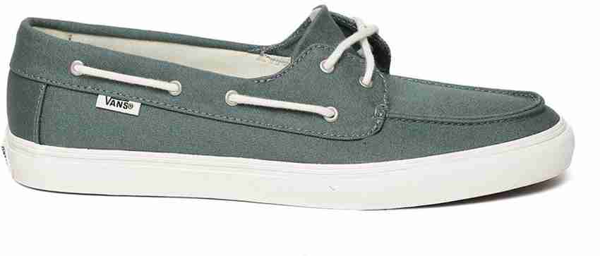 Blue vans deals boat shoes