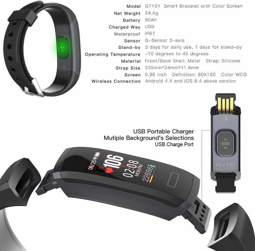 SHOPZIE WEARFIT GT101 FITNESS BAND Price in India Buy SHOPZIE