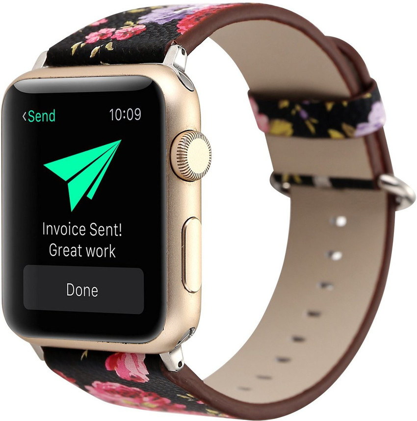 Sunny Fashion Watch Band 42mm 44mm Floral Wristbands Floral Pattern Flower Printed Strap Replacement Smart Watch Strap Price in India Buy Sunny Fashion Watch Band 42mm 44mm Floral Wristbands Floral Pa...