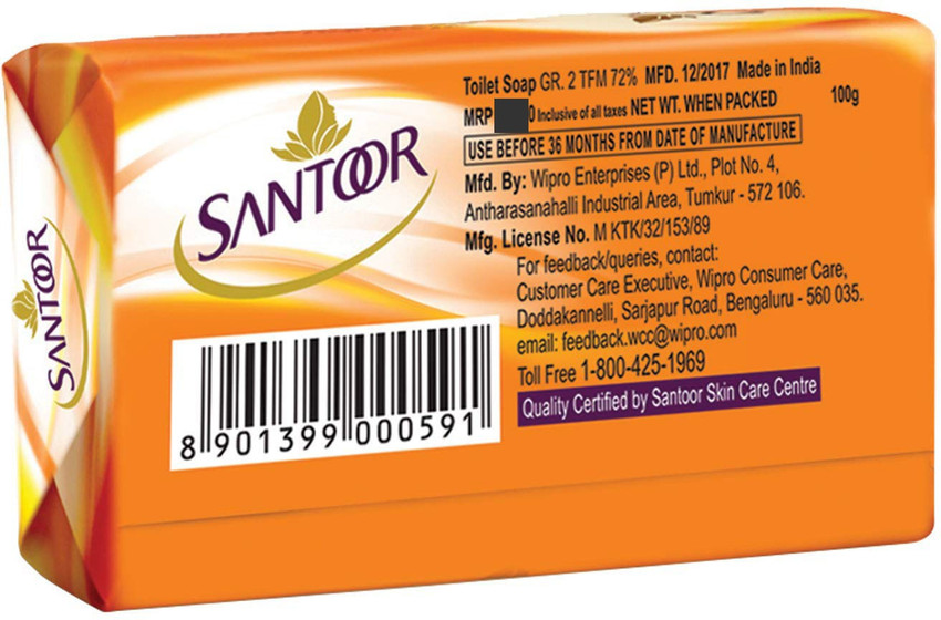 Santoor soap price deals