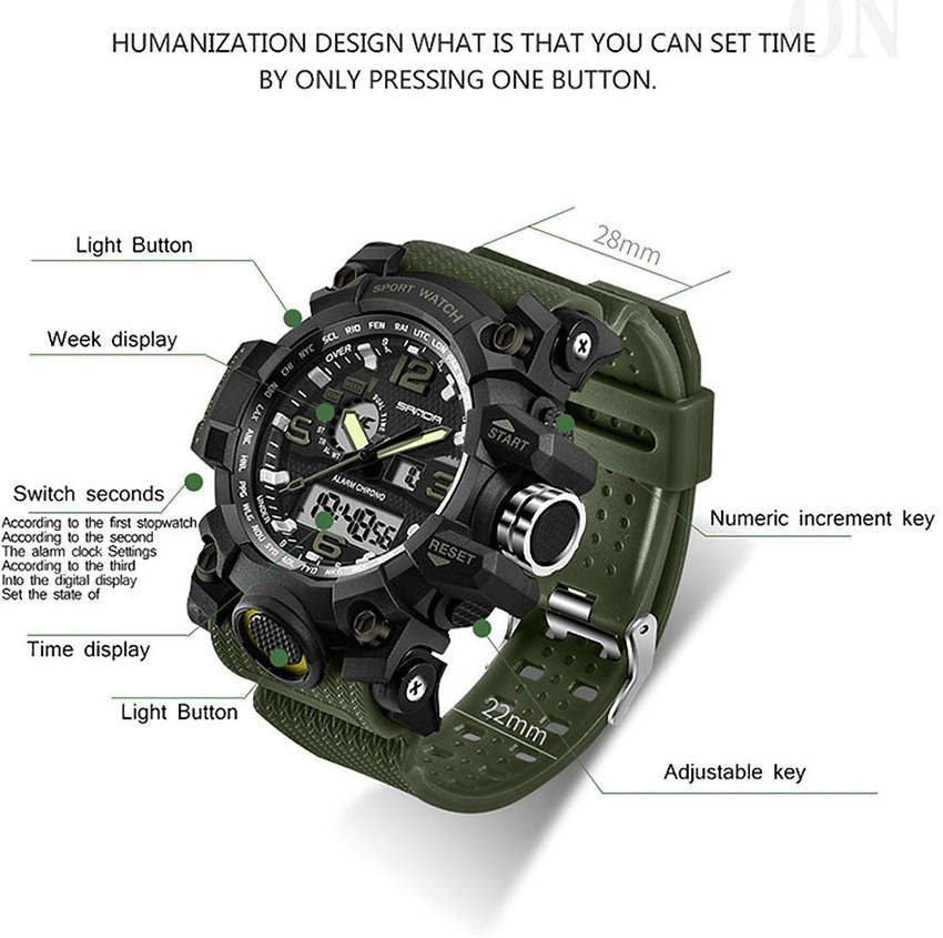 Sanda shop 742 watch