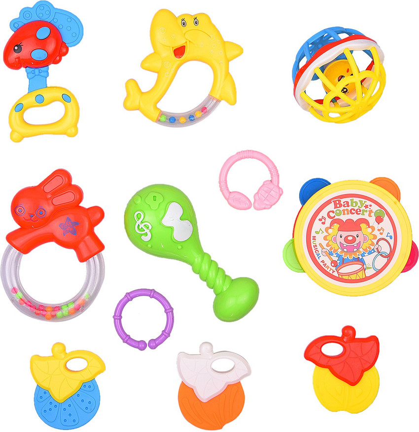 Mickleys High quality set of 8 baby concert funny little toy for