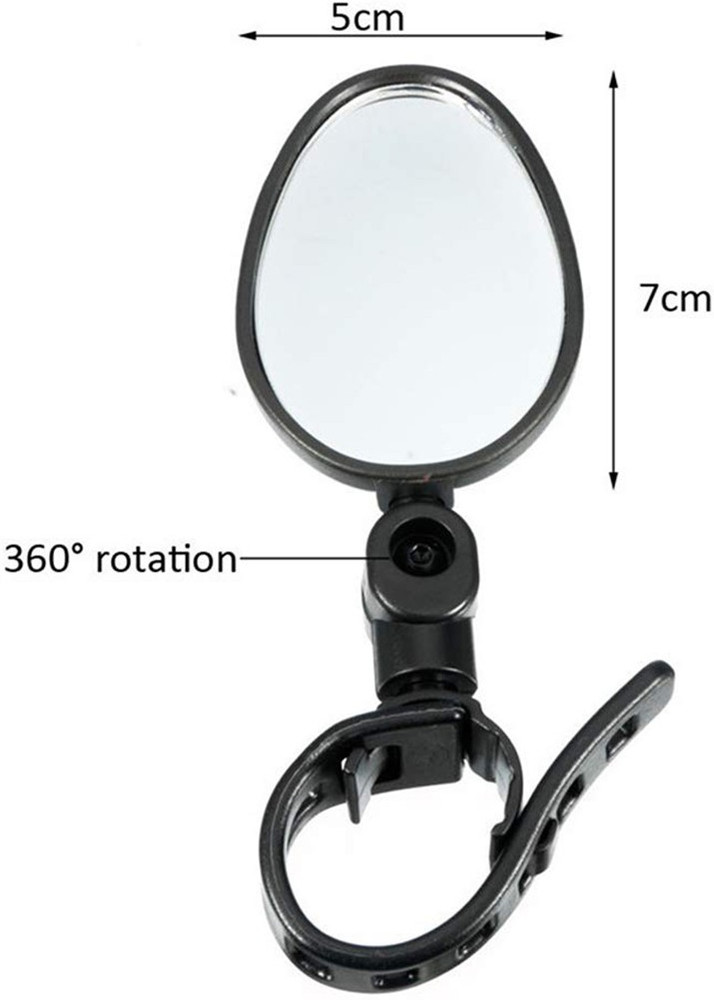 Push bike rear vision mirror deals