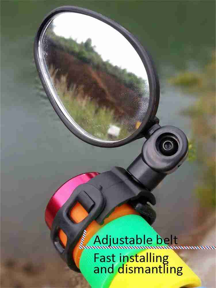 Futurekart Rear View Cycling Rectangle Mirror Reflector Safety