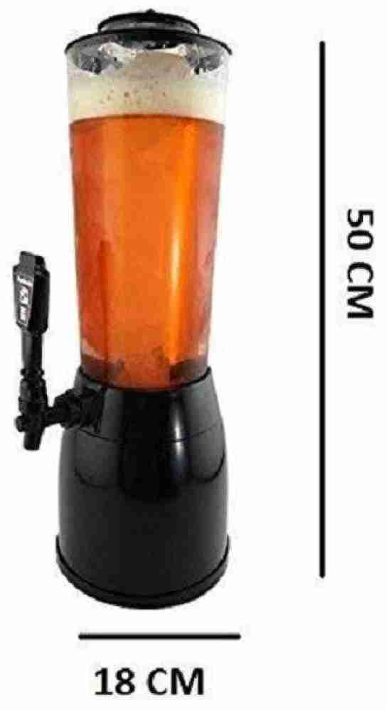 2.5l beer tower dispenser plastic drink