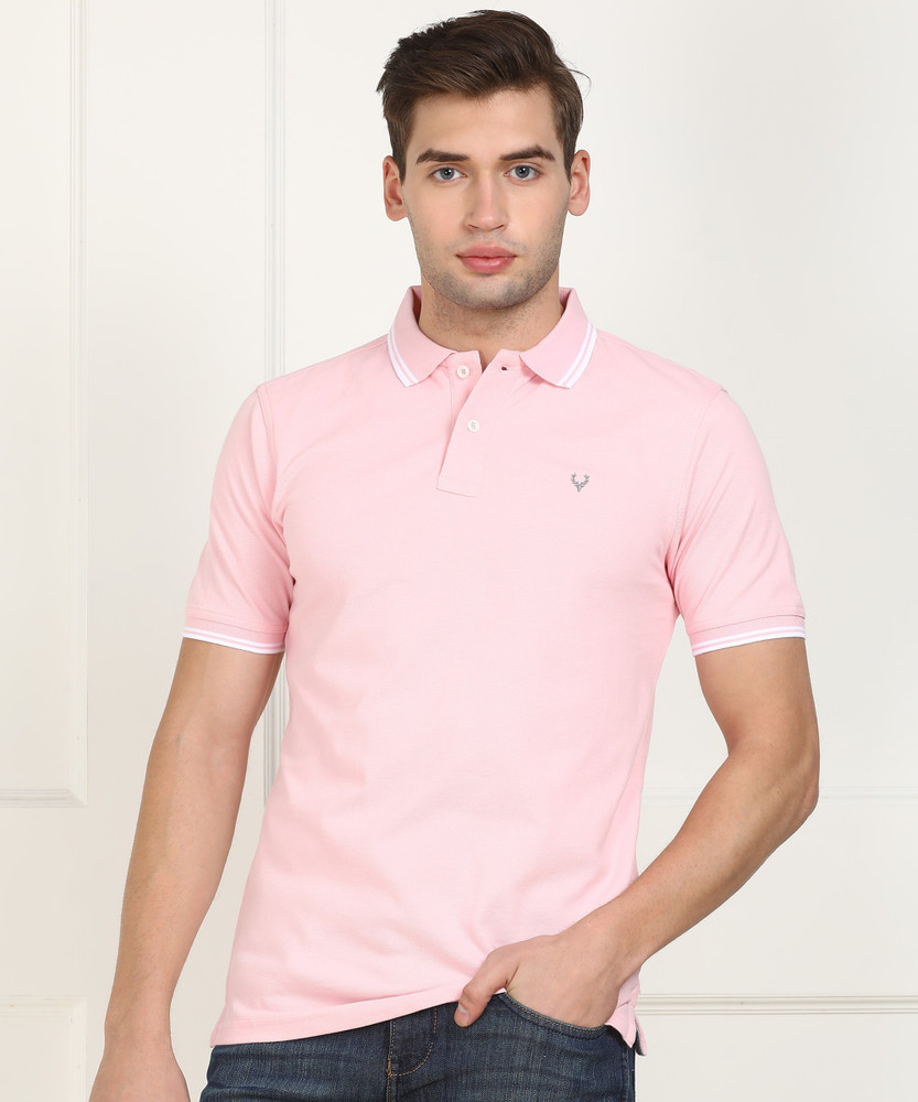 allen solly pink t shirt