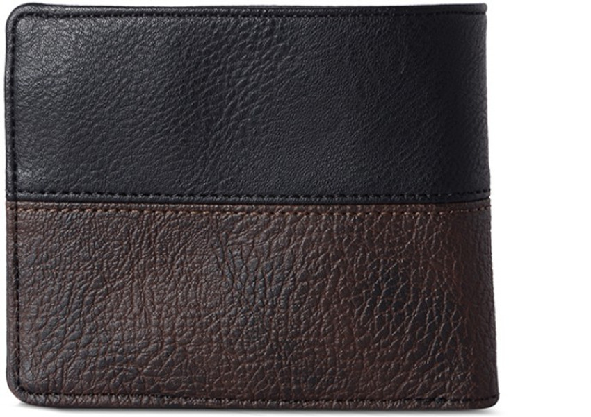 Baggit Men Casual Black Brown Artificial Leather Wallet Black