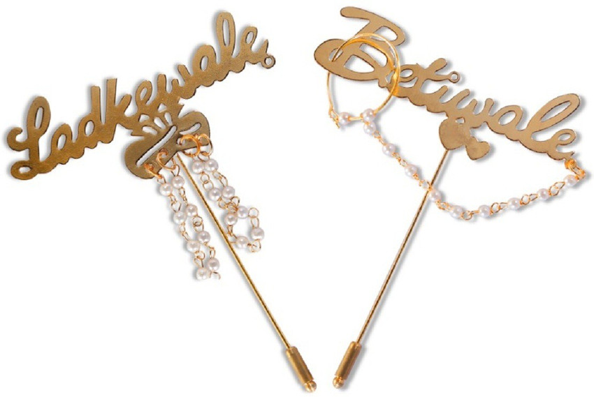 Ladkewale betiwale brooches sales