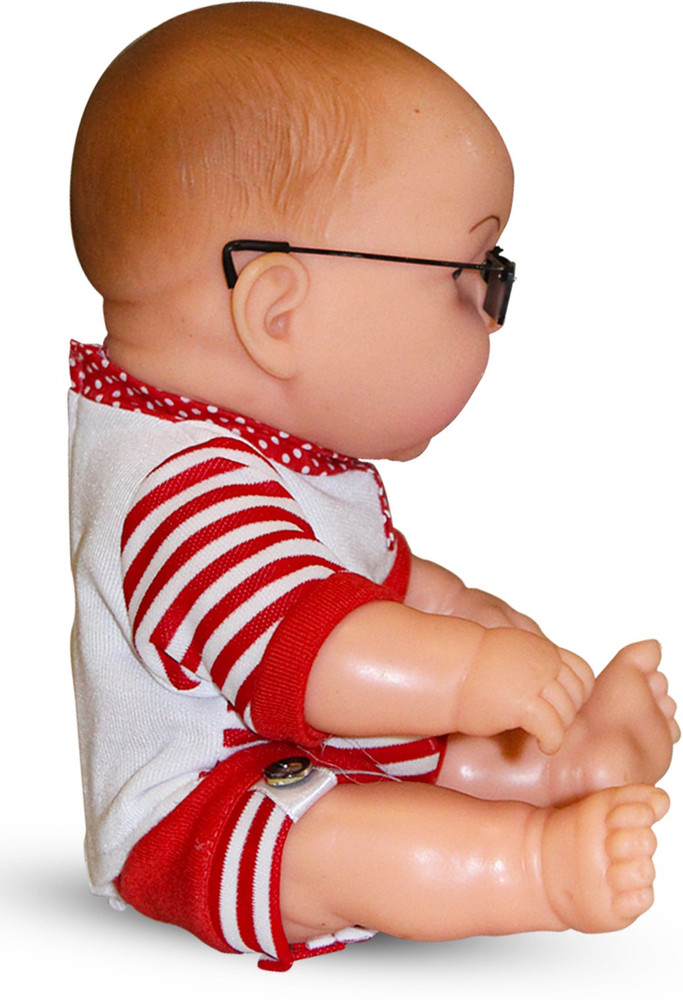 AKSHAT realistic Baby Doll Soft Simulation Plastic 13 inch