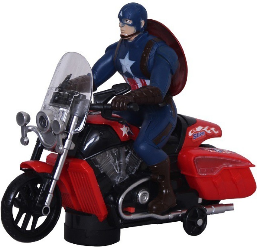 Captain america riding discount bike