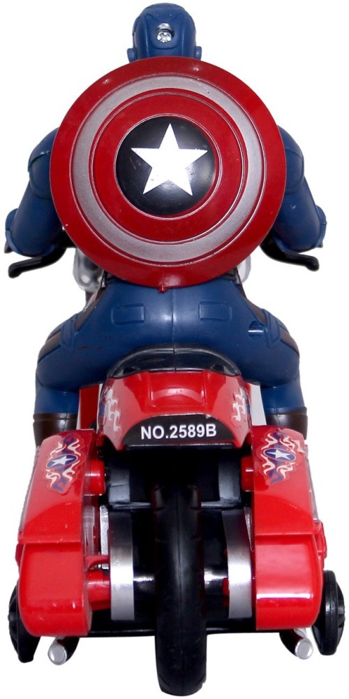 Collectionmart Musical Avenger Captain America Bike Musical