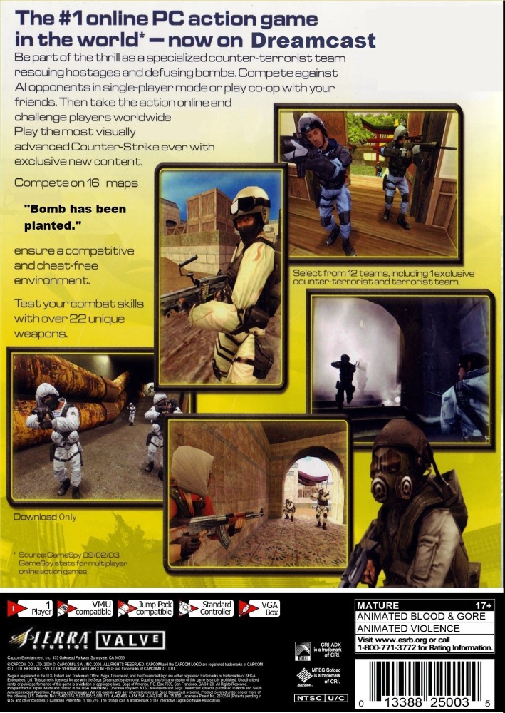 Half-Life: Counter Strike Cheat Codes for PC