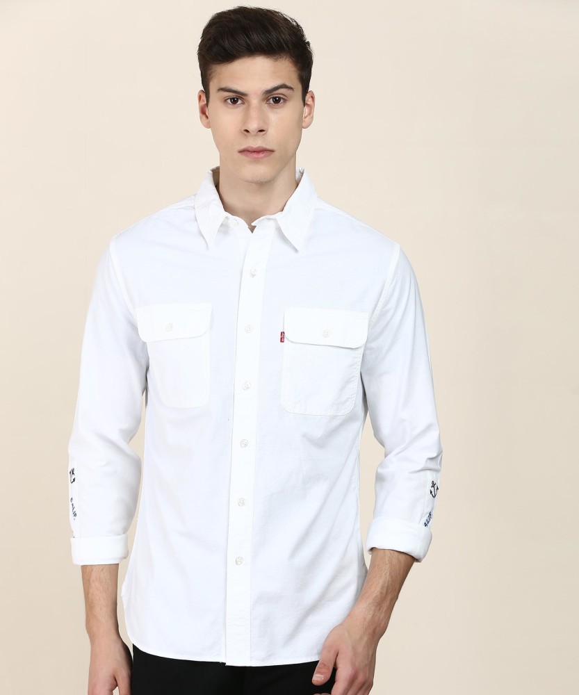 Levis white shirt hotsell