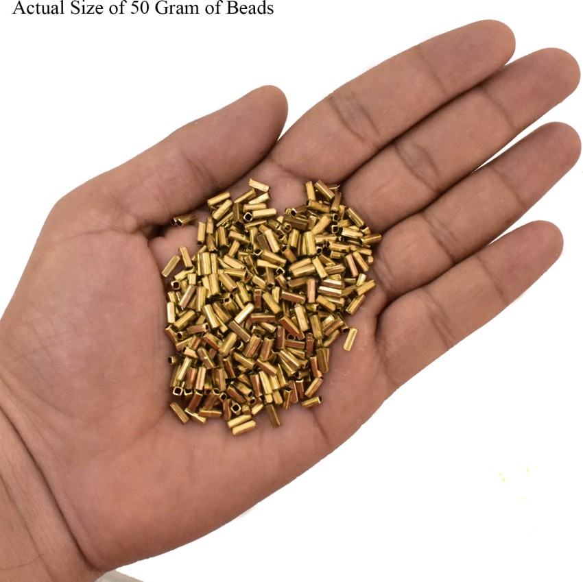 BestUBuy Acrylic Metal Finish Gold Beads For Jewellery Making - Acrylic  Metal Finish Gold Beads For Jewellery Making . shop for BestUBuy products  in India.