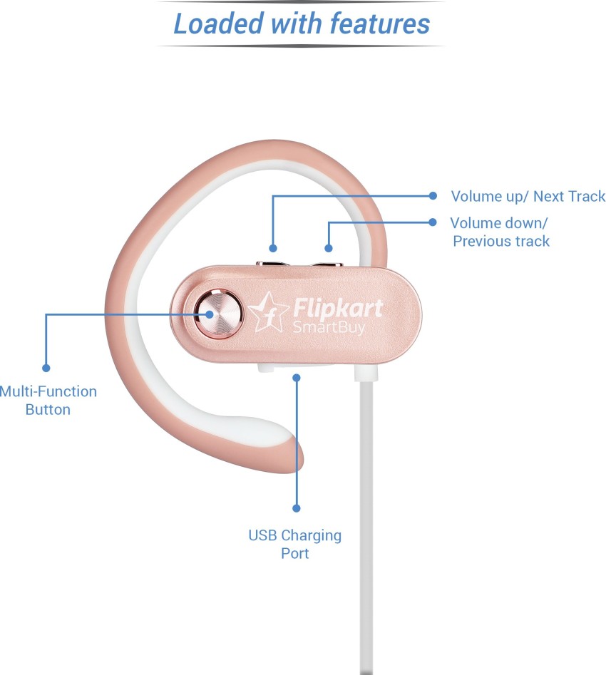 Bluetooth headset ear online hook flipkart