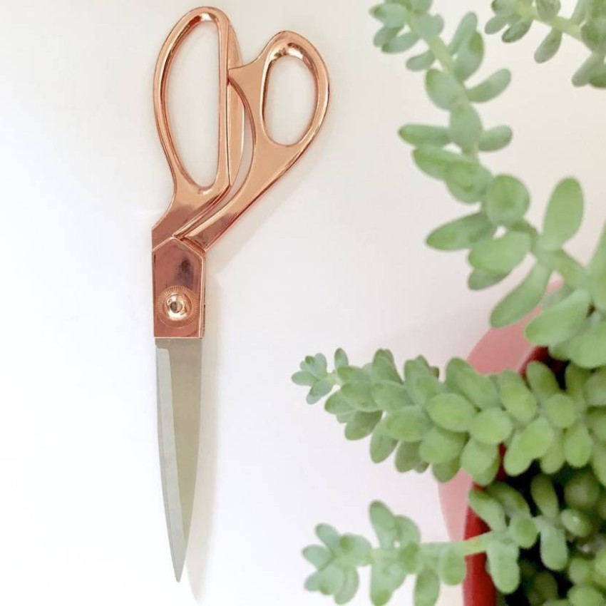Fabric Scissors, 8-inch Rose Copper Premium Tailor Scissors, Sewing  Scissors for Fabric Cutting