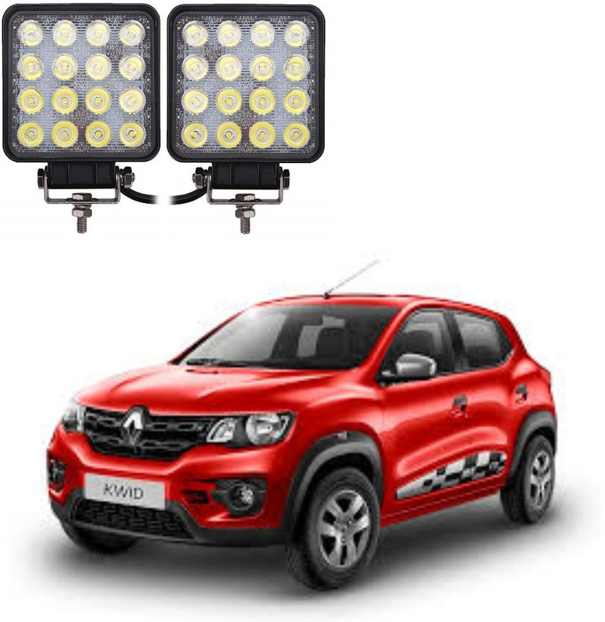 ARN Square Shape Sixteen Led 24W Fog Light For Kwid Headlight Car Motorbike LED for Renault 24 V 48 W Price in India Buy ARN Square Shape Sixteen Led 24W Fog