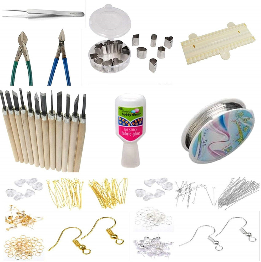 Terracotta jewellery 2025 making kit flipkart