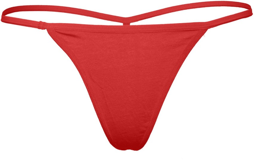 THE BLAZZE Women Thong Red Panty - Buy THE BLAZZE Women Thong Red Panty  Online at Best Prices in India