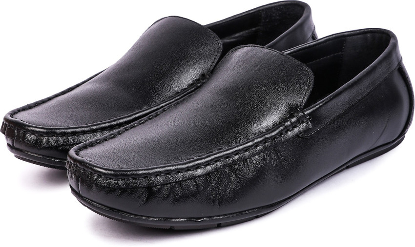 Genuine leather loafer shoes for mens clearance