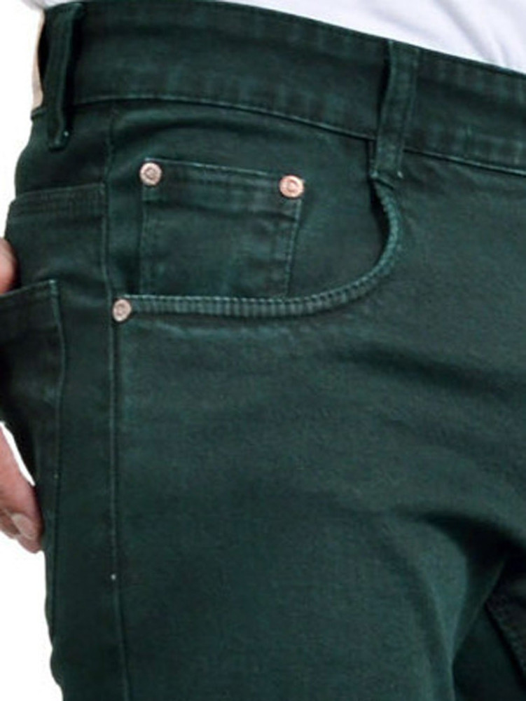 Discover 129+ dark green denim jeans mens super hot dedaotaonec