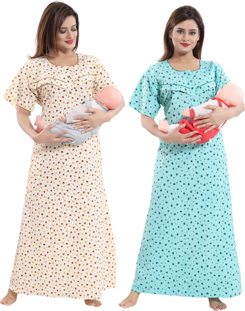 TUCUTE Women Maternity Nursing Nighty Buy TUCUTE Women Maternity Nursing Nighty Online at Best Prices in India Flipkart