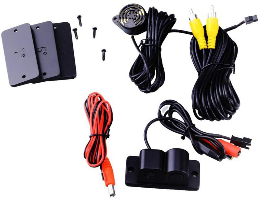 Rear view camera with parking sensor hot sale