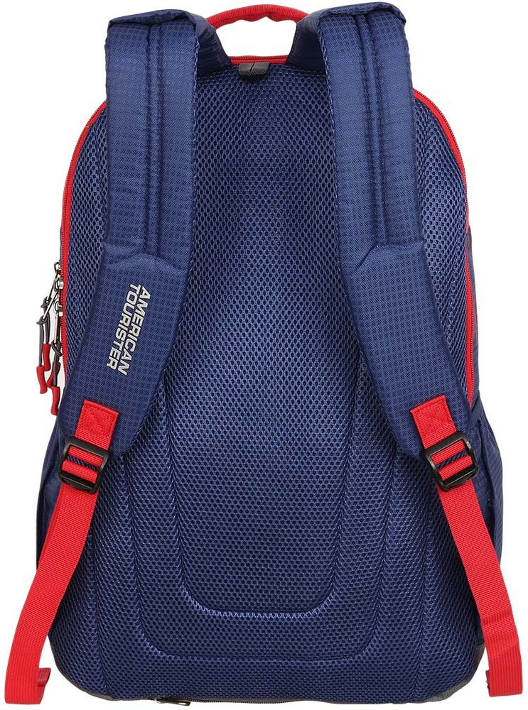 Blue and shop red backpack