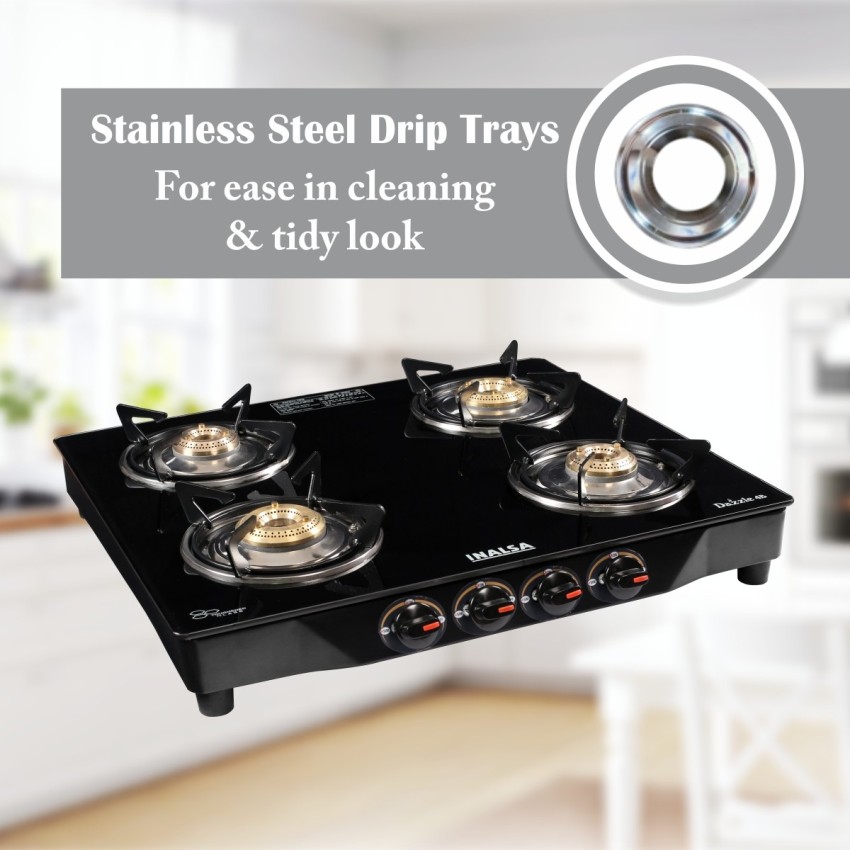 Inalsa gas deals stove 4 burner