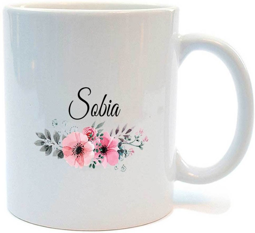 JUVIXBUY Happy Birthday Sobia Printed Ceramic Coffee Ceramic 