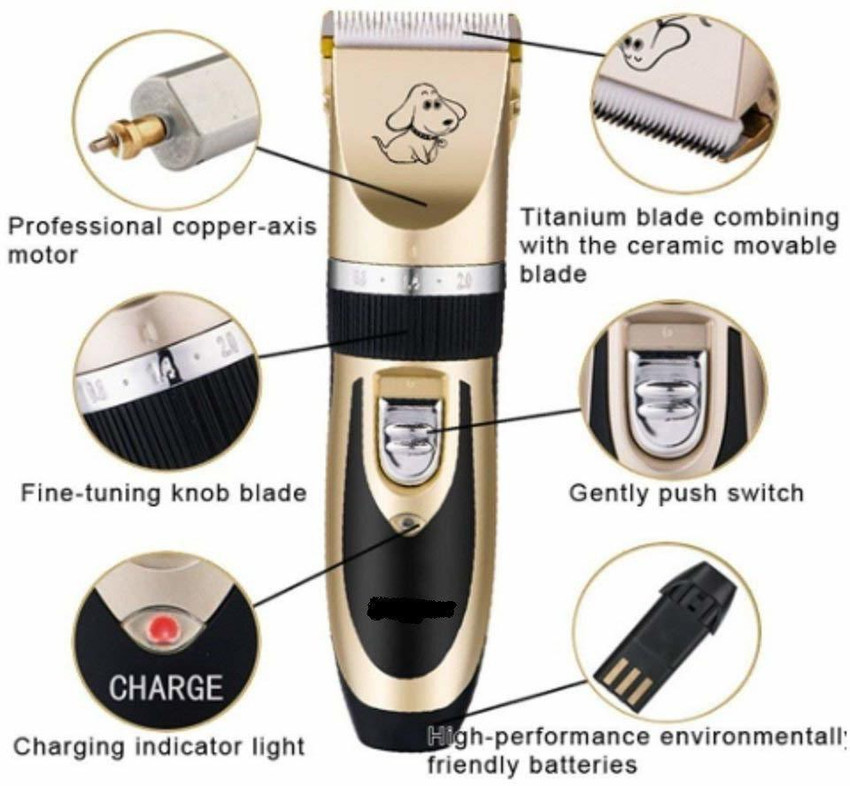 Petshop7 P 3 Gold Black Pet Hair Trimmer Price in India Buy