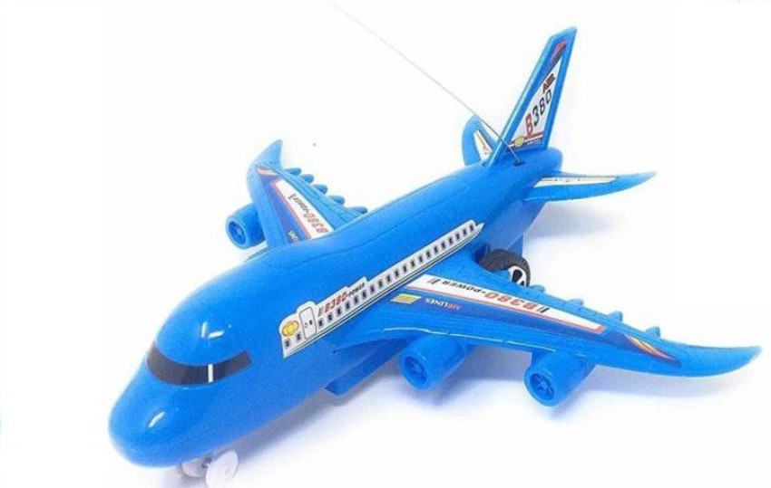 Blue aeroplane best sale toy