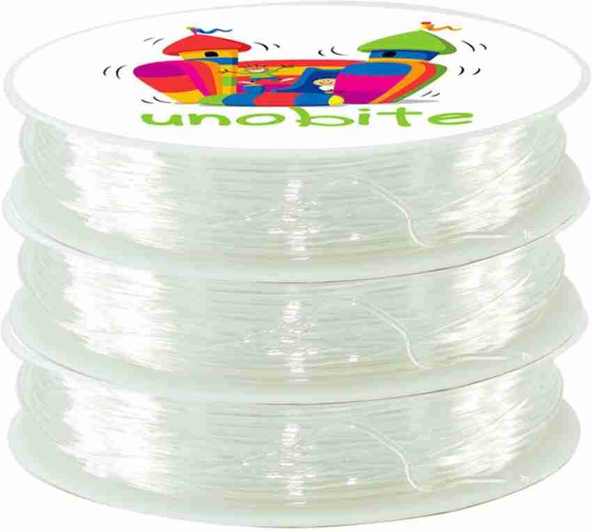 PRANSUNITA 10 Roll Colorful Elastic String Cord for Bracelets, 0.7 mm,15  MTS Each, Clear Bracelet String for Beading Jewelry, Necklace Making, Art  Craft Project?10 Colors, 150m) Multicolor Beading Wire Price in India 